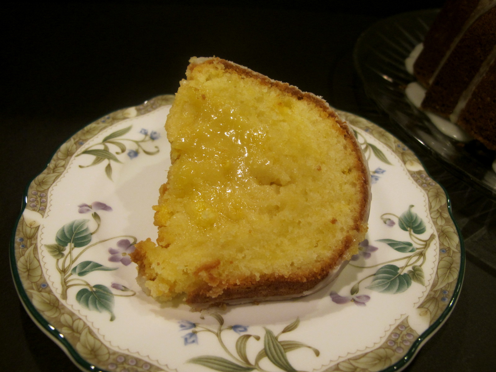 My Mother's Apron Strings Tunnel of Lemon Bundt Cake