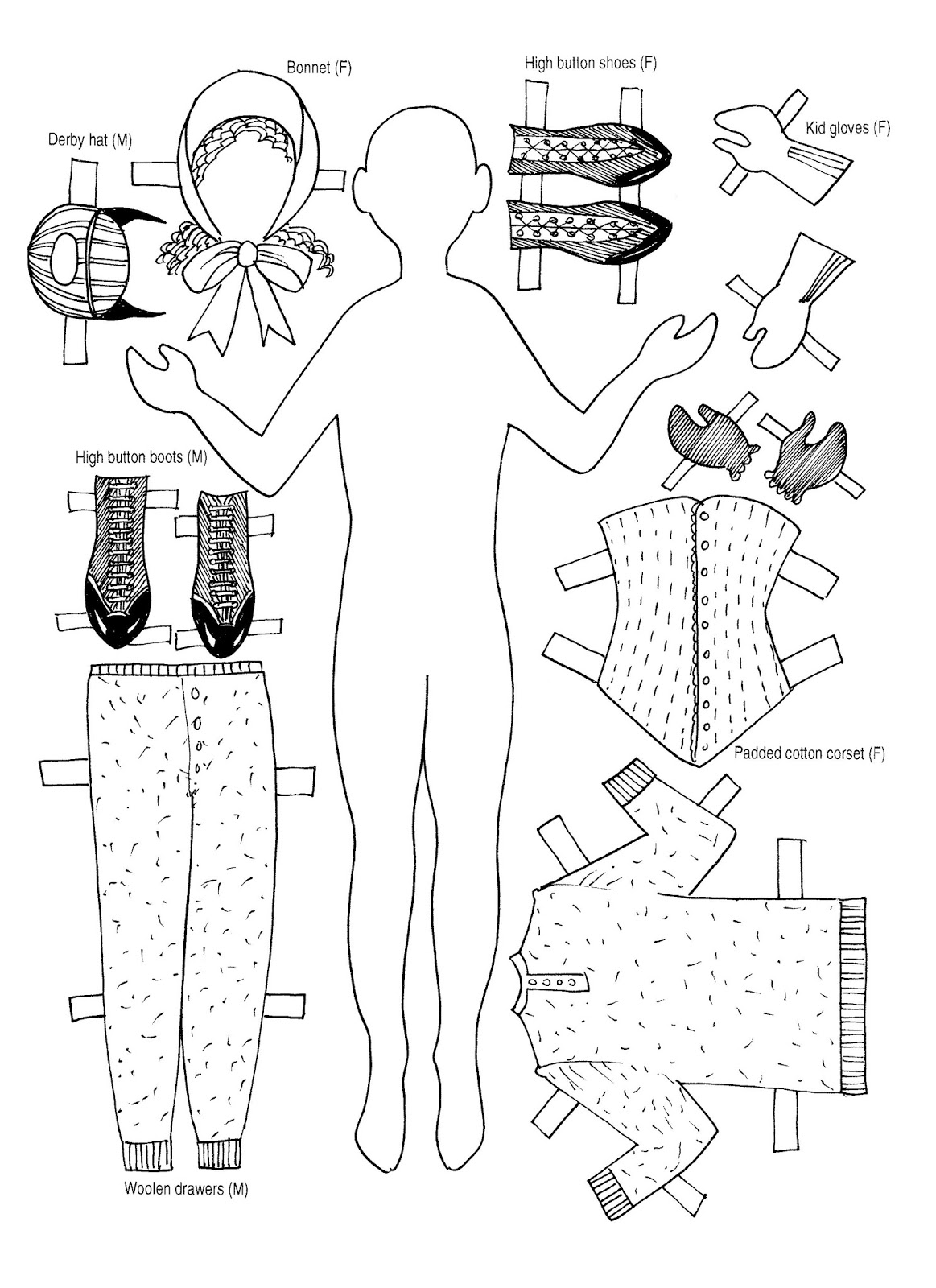 Mostly Paper Dolls Too! Make Your Own Paper Dolls