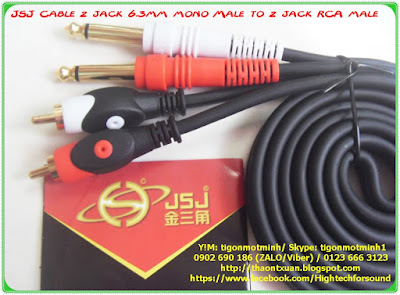 Jack chuyển 2.5, 3.5, 6.3 và dây cáp nối dài cho tai nghe, loa - 36