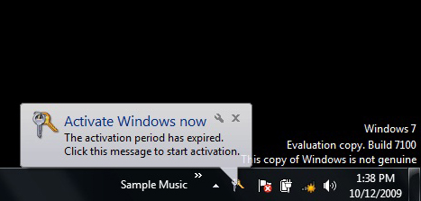 Cara Menghilangkan Windows 7 Build 7601 This Copy Of Windows Is Not Genuine