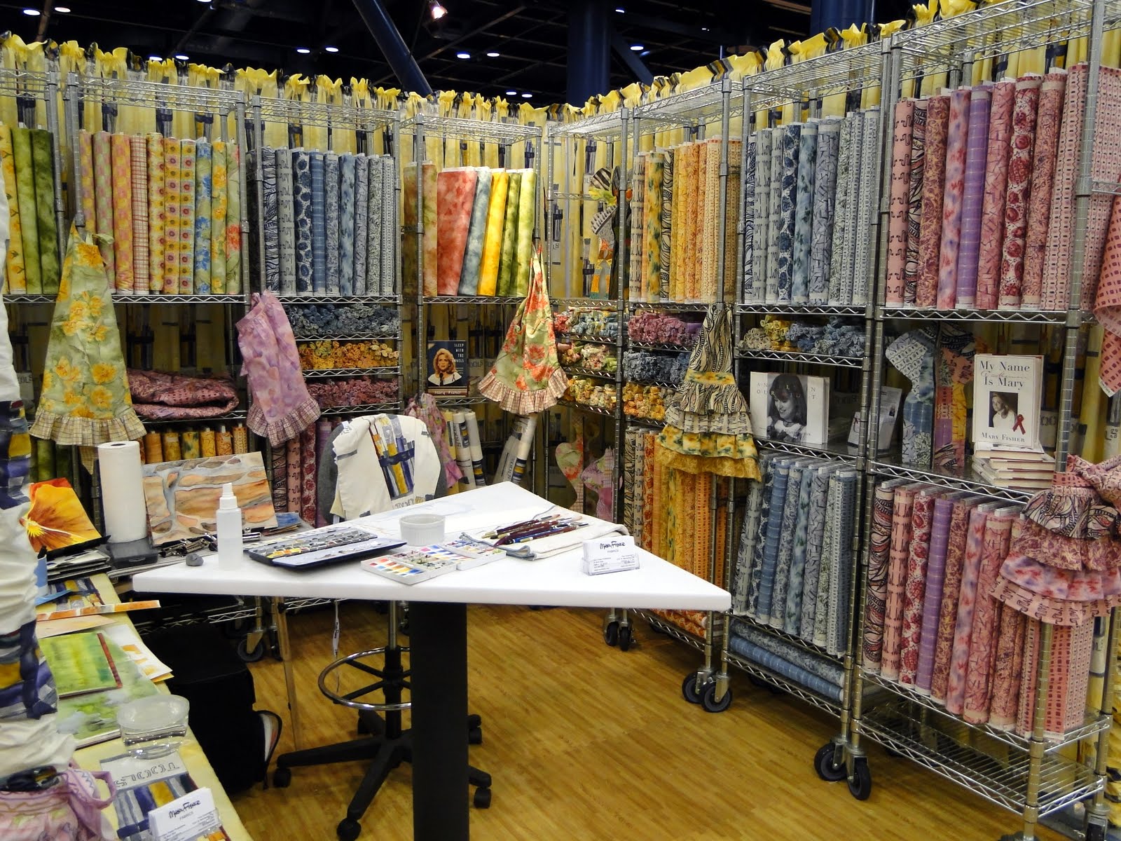 I Have A Notion Quilt Market Fabric Booths, Houston 2011