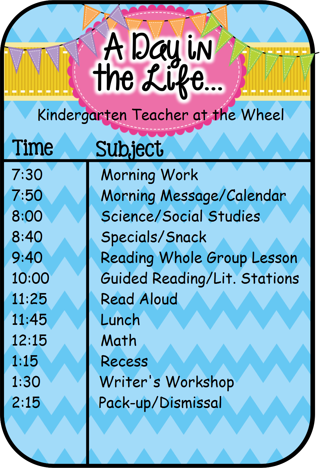 teacher at the wheel january 2014 teacher schedule