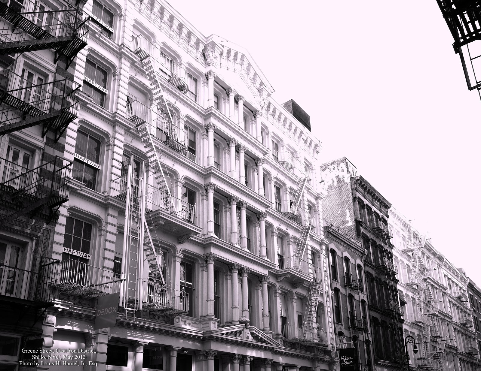 Louis H. Hamel Jr., Photos © Cast Iron District of New York City, in SoHo