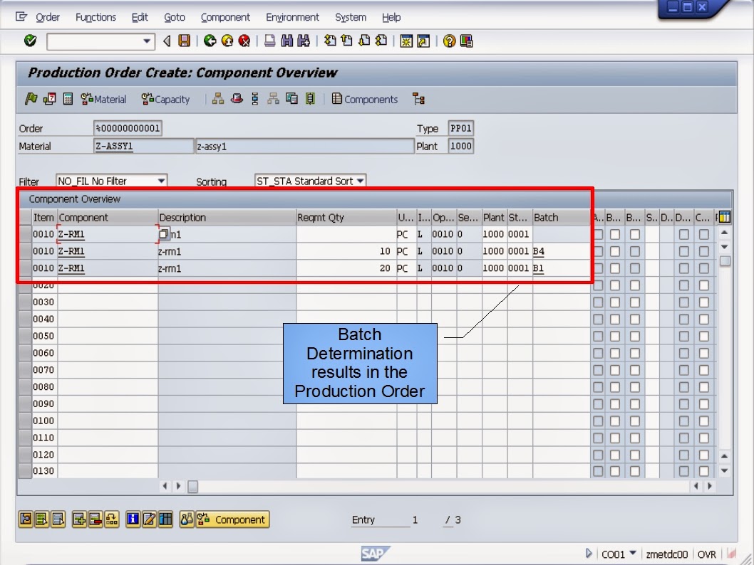 青蛙SAP分享 Froggy's SAP insights Batch Determination in a Production Order