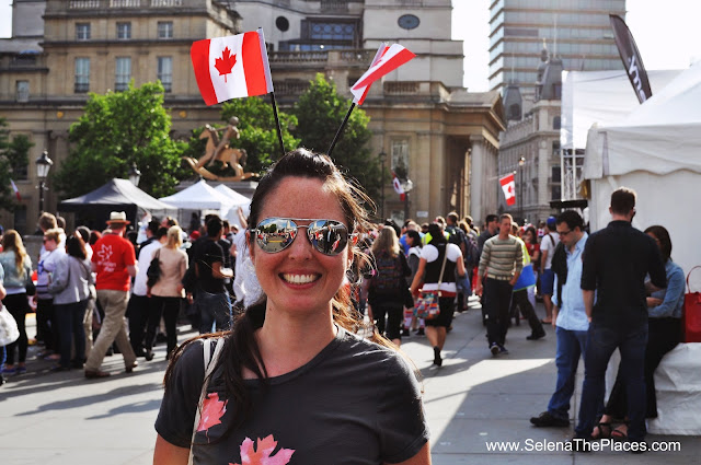 Canada Day at Trafalgar Square London