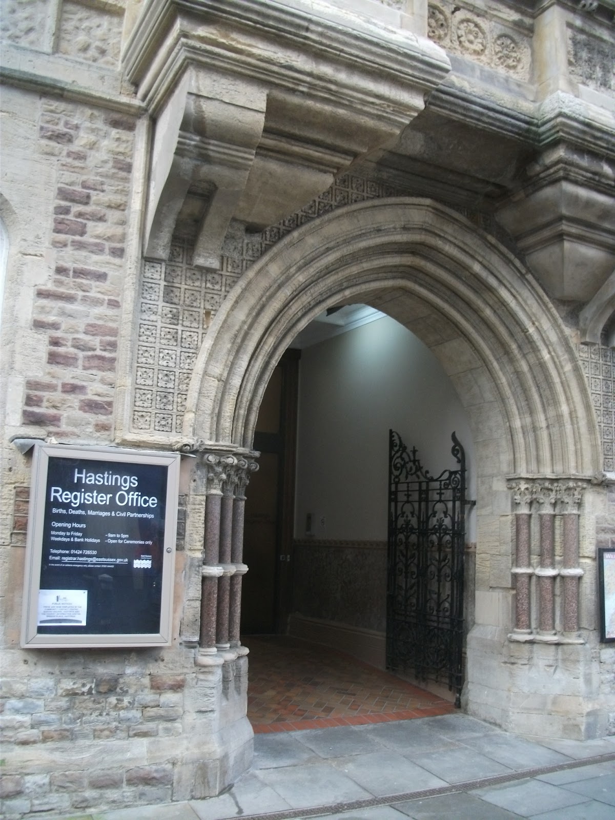 Steve on Hastings Hastings Registry Office has moved!