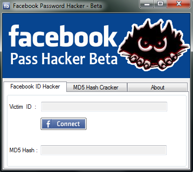 facebook password md5 hash finder