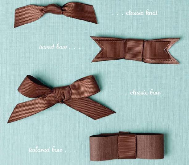 The Urban Scrapbook inc. Bow Tying Tutorial