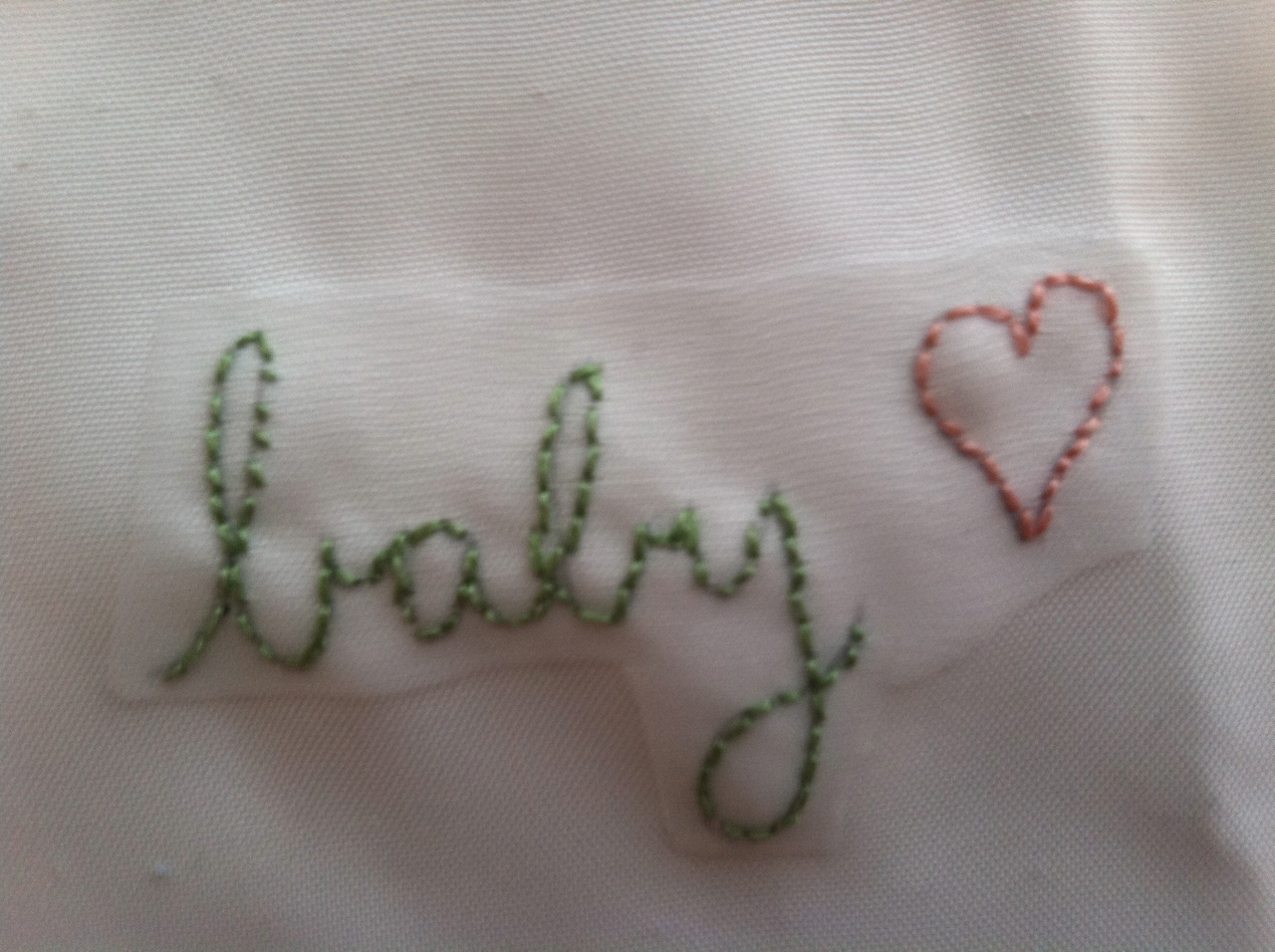 The Craft Tutor Embroider a Name or Word Without Marking the Fabric