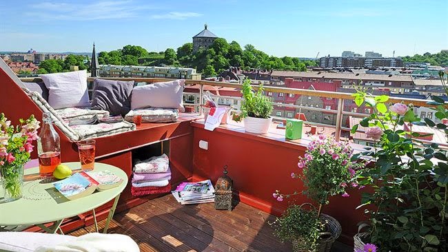 Amores bohemios...: inspiración deco : terrazas y balcones