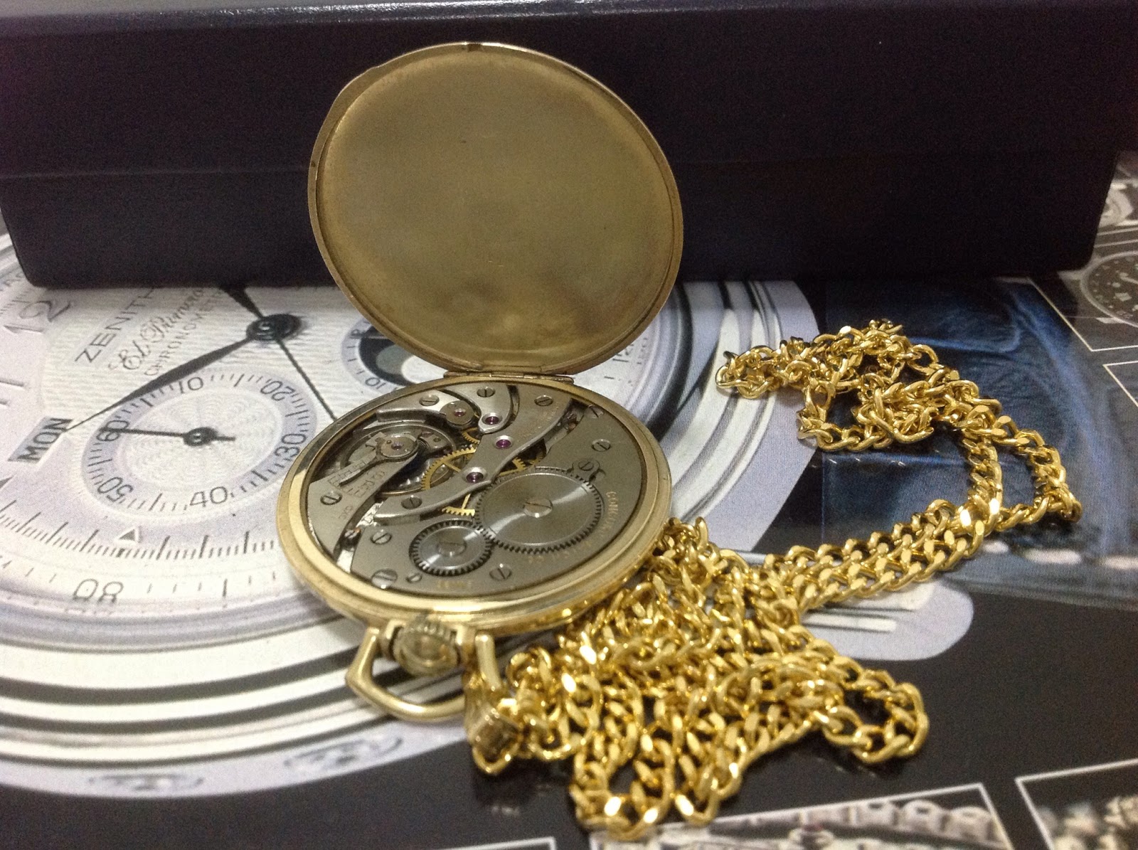 JACK'S TREASURE CHEST OF TIME PIECES HIGH GRADE LUXURY CONCORD GENTS POCKET WATCH