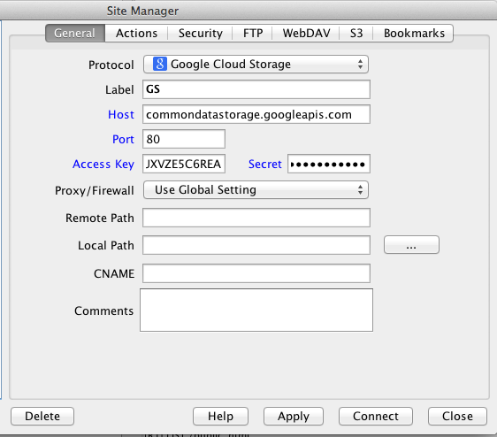crossftp ftp and amazon s3 client