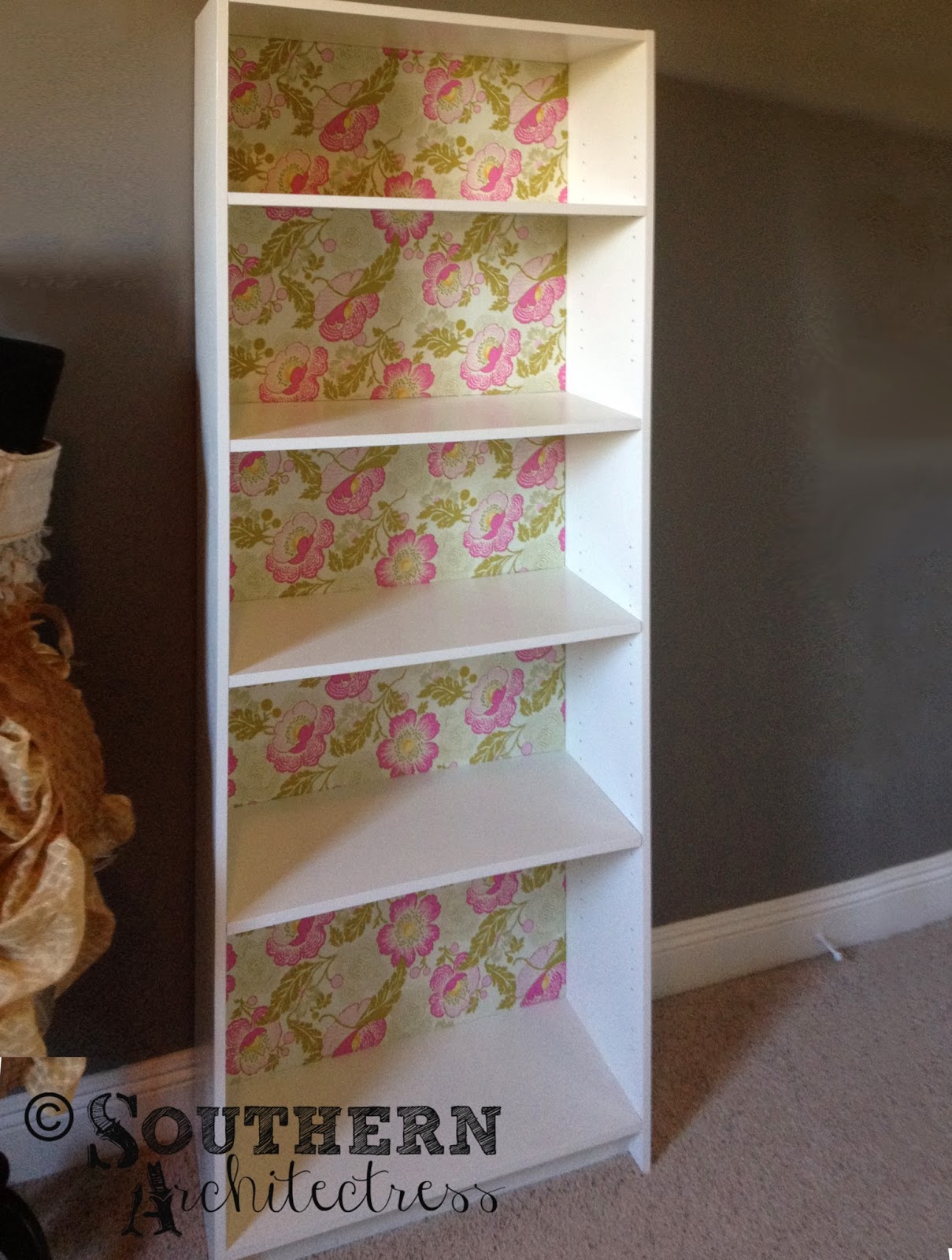 Southern Architectress Bookcase Revamp