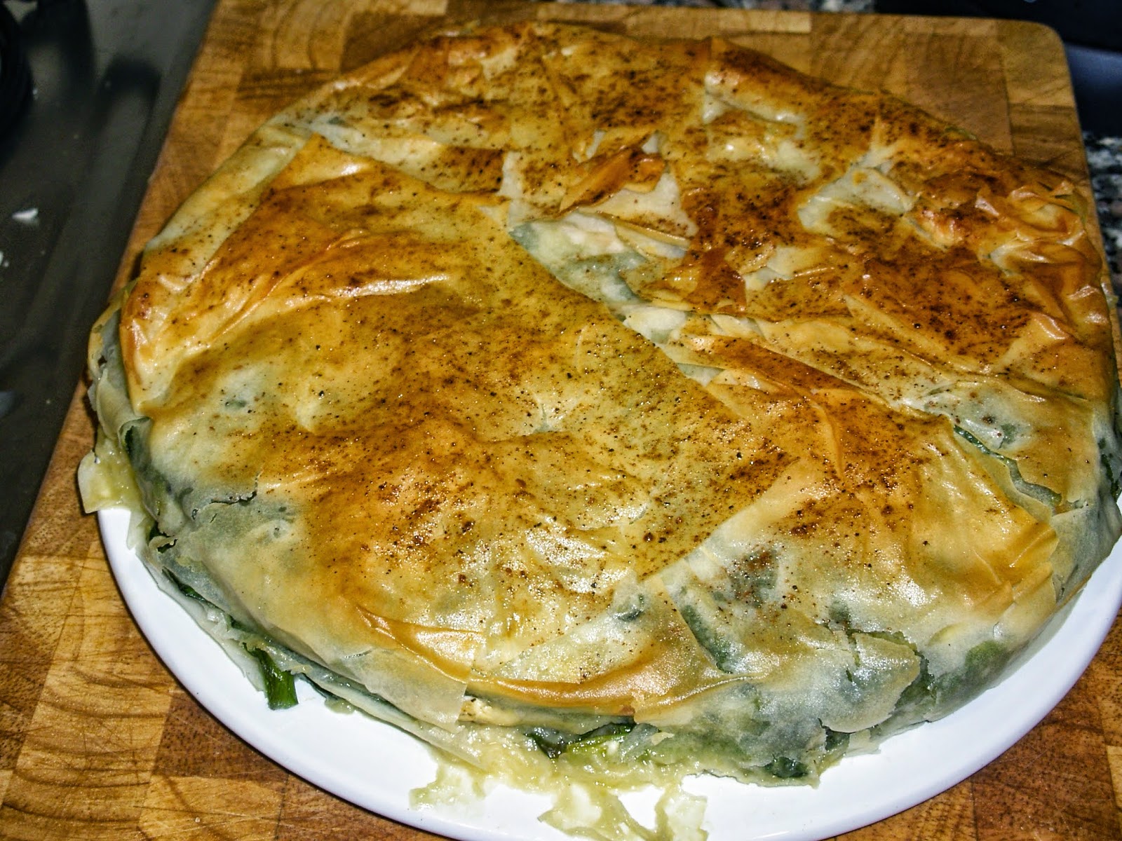 Tarta De Espinacas Y Queso