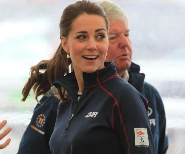 Kete Middleton, Royal Patron of the 1851 trust attend the America's Cup World Series