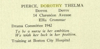 52 Ancestors 2015 Edition:  #35 Dorothy Thelma Pierce Bond Yearbook Picture --How Did I Get Here? My Amazing Genealogy Journey