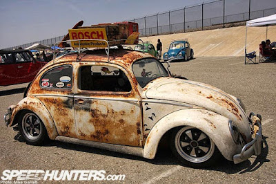 fusca rat rod enferrujado