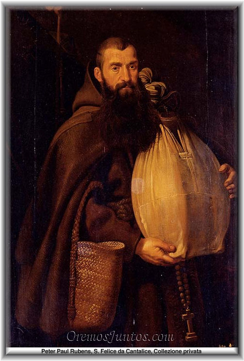 Vidas Santas San Félix de Cantalicio, Capuchino