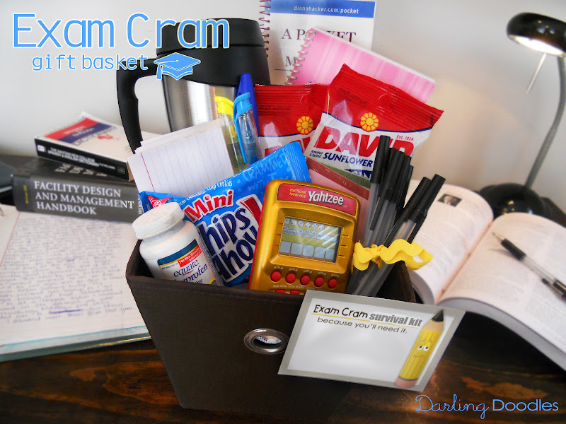 Darling Doodles Exam Cram Gift Basket