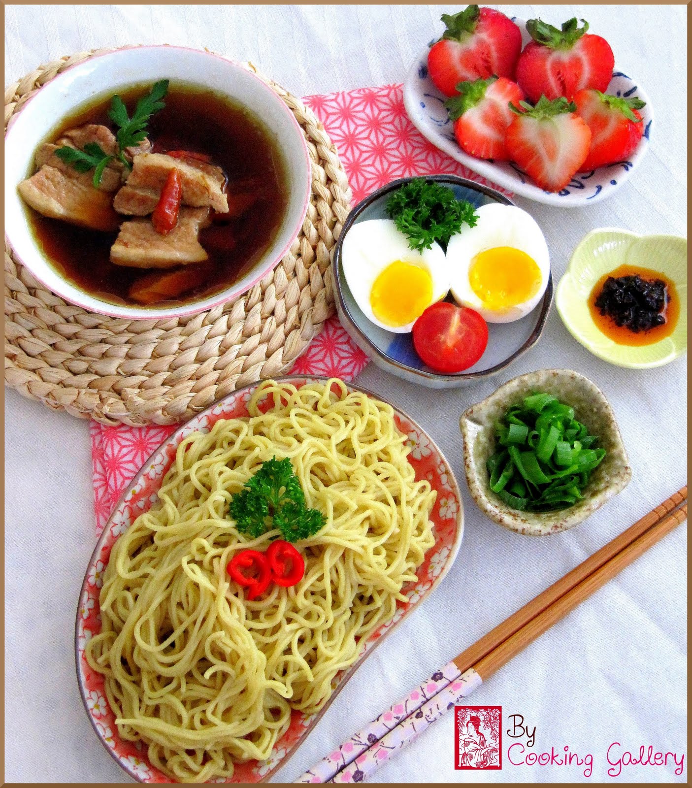 Tsukemen Japanese Dipping Noodles Cooking Gallery