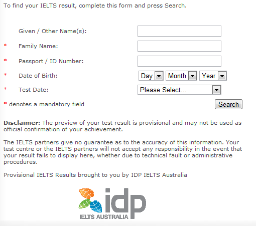 Check Ielts Results Online