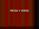 Verso y Prosa