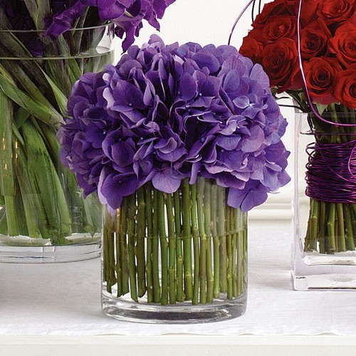 Wedding centerpieces range from elegant to funky and simple to complex