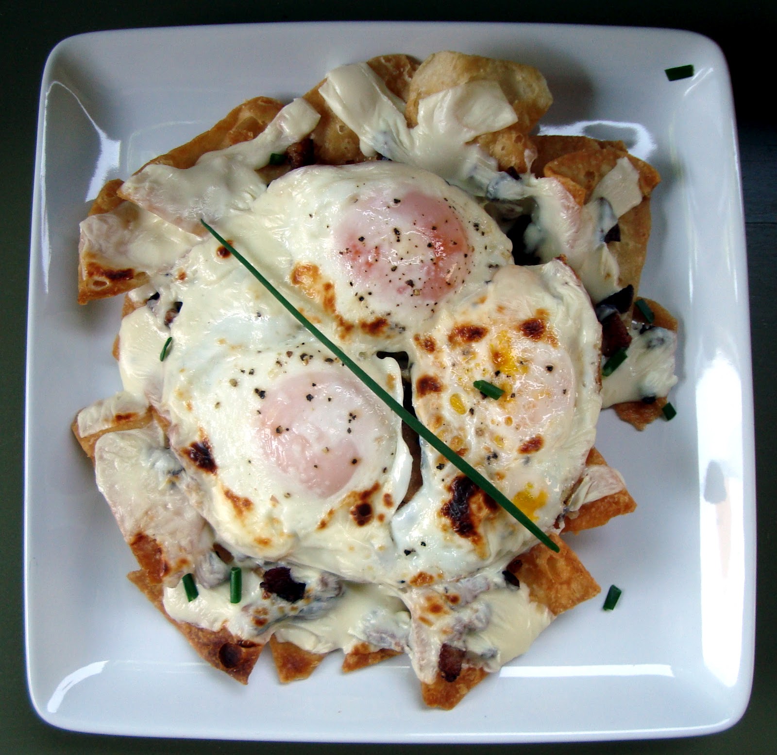 A Couple in the Kitchen Fried Egg Sandwich Nachos