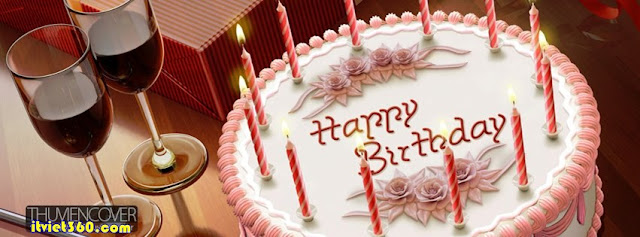 Ảnh bìa facebook chúc mừng sinh nhật - Cover FB Happy birthday