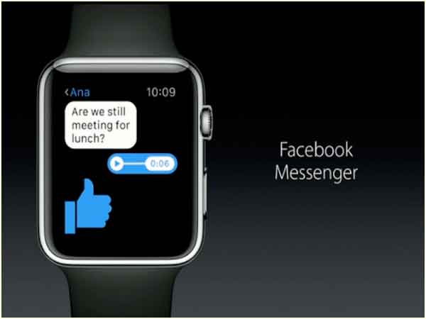 Messenger en Apple Watch