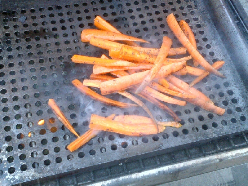 Cooking carrots on the grill The Metro Pioneer