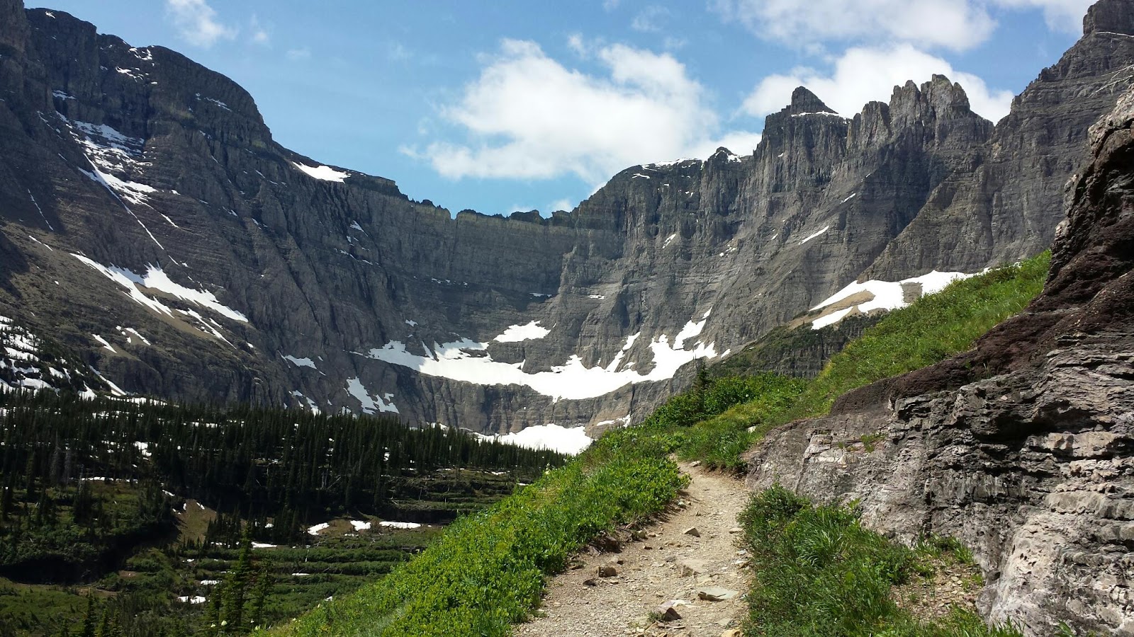 iceberg lake trail glacier iceberg lake trail glacier