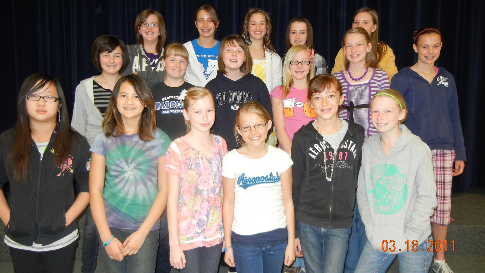 Elk Meadows Sixth Grade: Congratulations Honor Roll Students