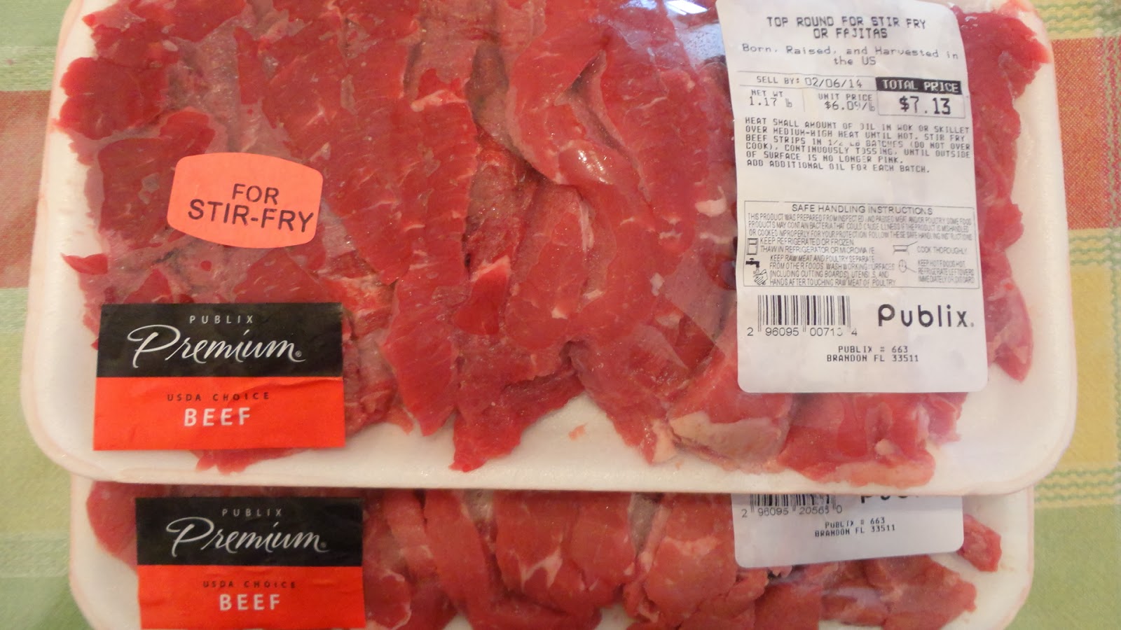 Supermarket Packaged Stir Fry Beef Why Round Cut? General Discussion