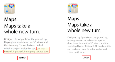 Quello di Apple non è più "il più bello e potente servizio di mappatura di sempre"