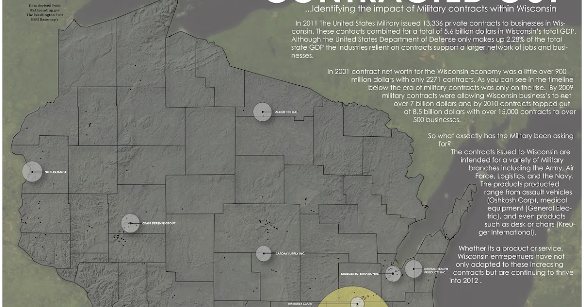 bowen cartography Wisconsin Military Contracts