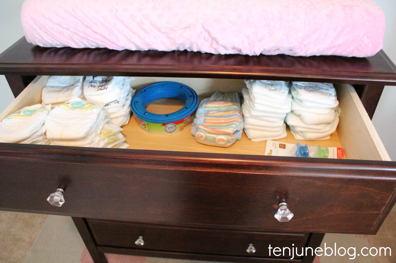 Ten June A Changing Table + Dresser for Little Lady June