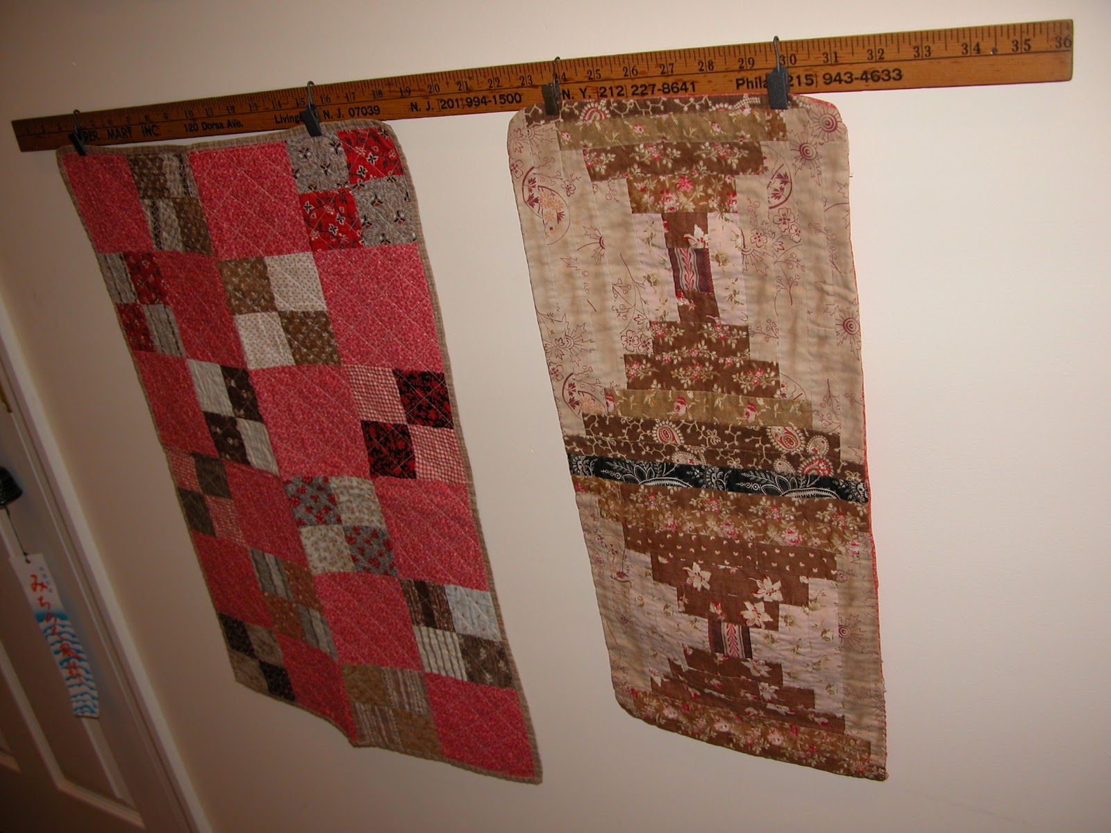 Notes from the Quilt Lab Antique Doll Quilts on Display