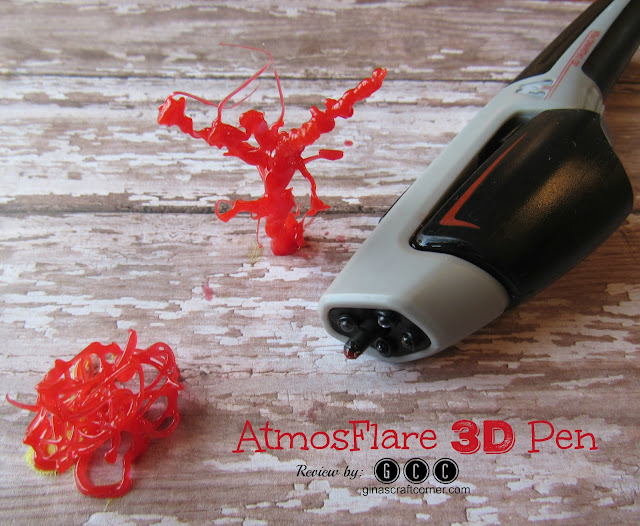 AtmosFlare 3D Drawing Pen Review by Gina's Craft Corner