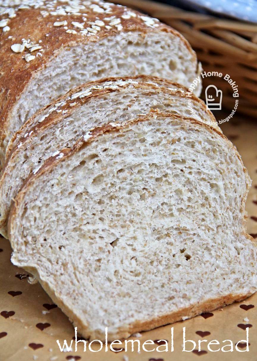Happy Home Baking: Fuss Free Wholemeal Loaf