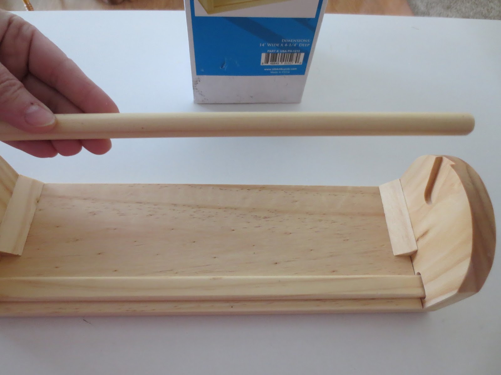 Gloria's Bits and Pieces US Art Supply 12 inch Wooden Tabletop Paper