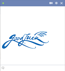 Good luck emoticon Good luck Facebook emoticon