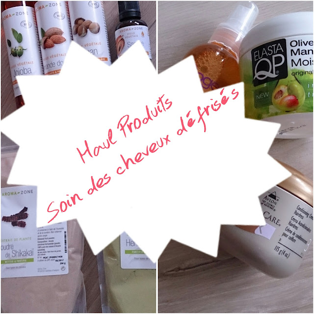 Haul produits cheveux Magasin et Aroma Zone SOIN DES CHEVEUX DEFRISES