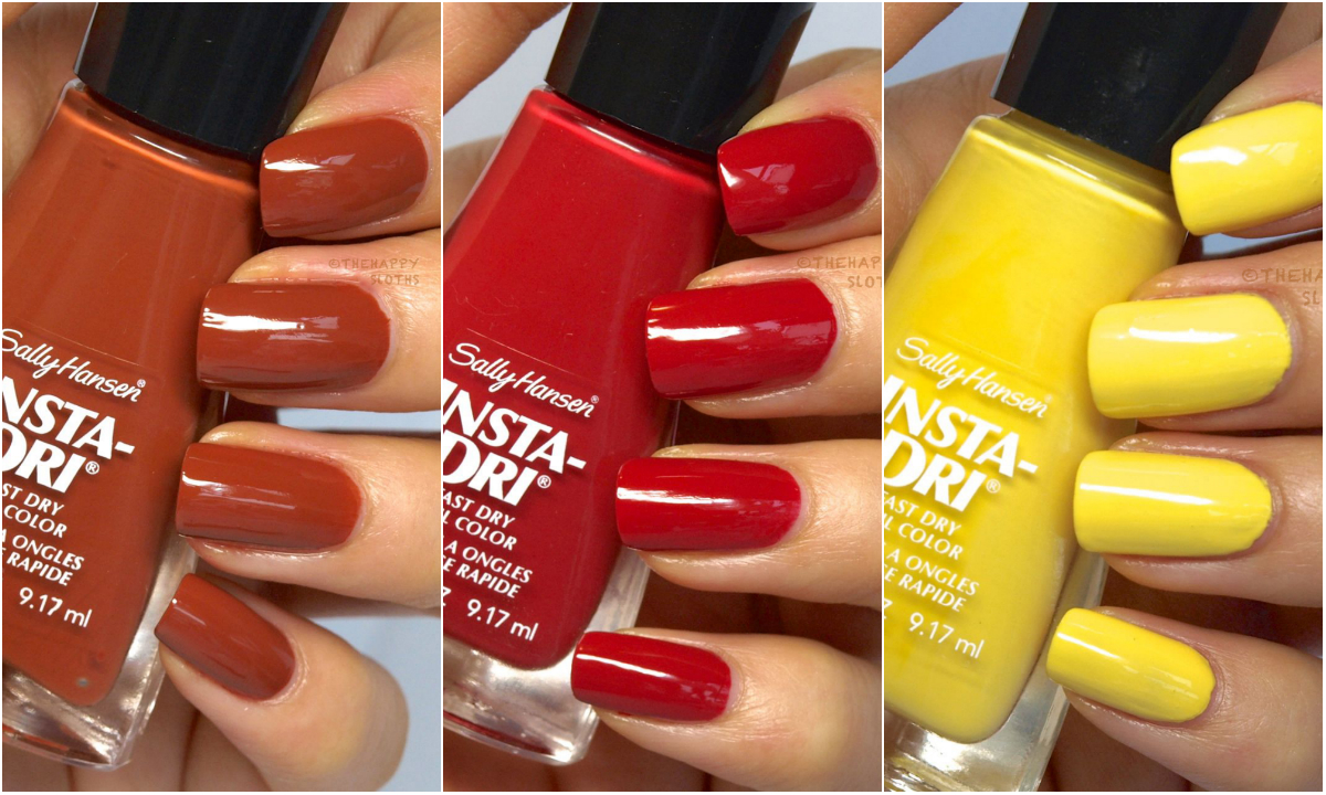 Sally Hansen Insta-Dri Moroccan Spice Market Collection Nail Polishes: Review and Swatches