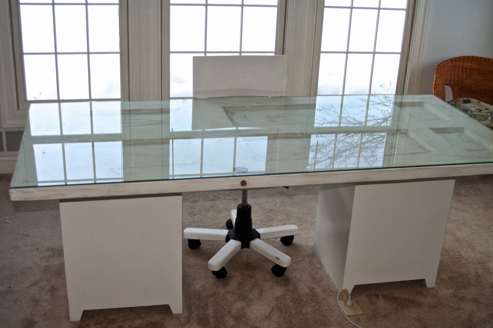 Style By Lori May How To Make A Desk Out Of Door I