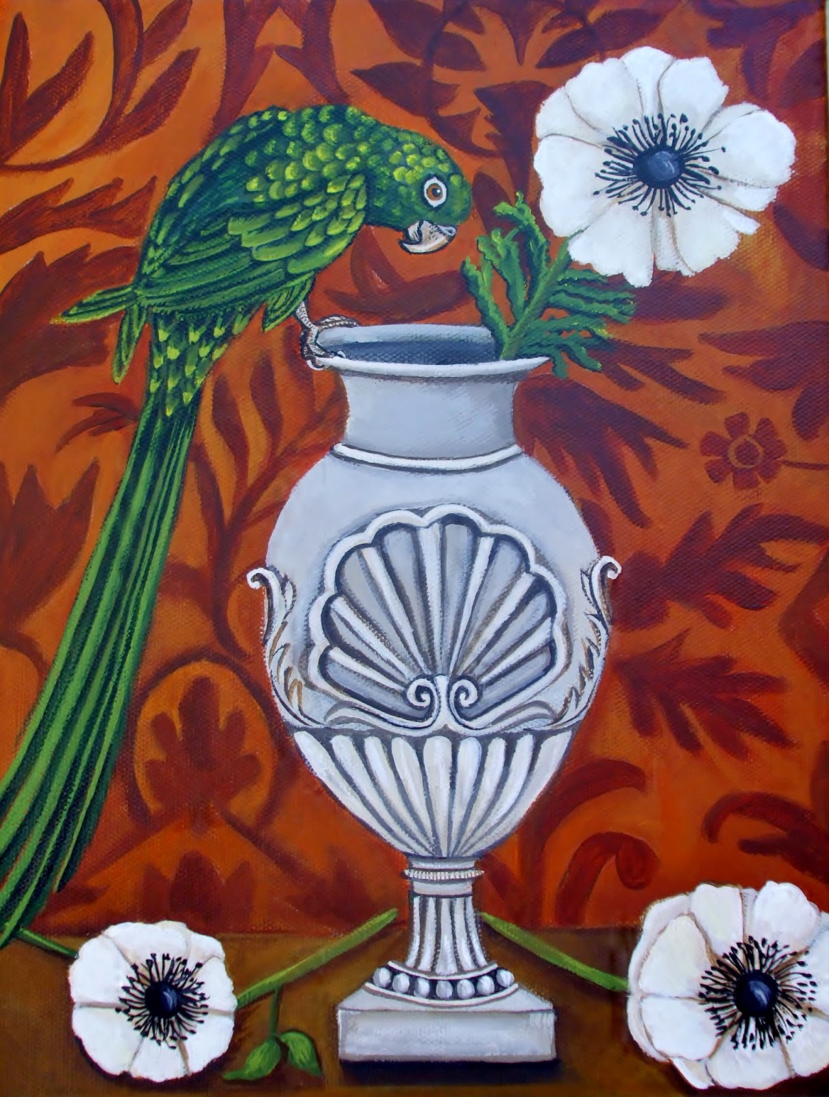 Catherine Nolin Dequattro Art Studio Look Within New Painting