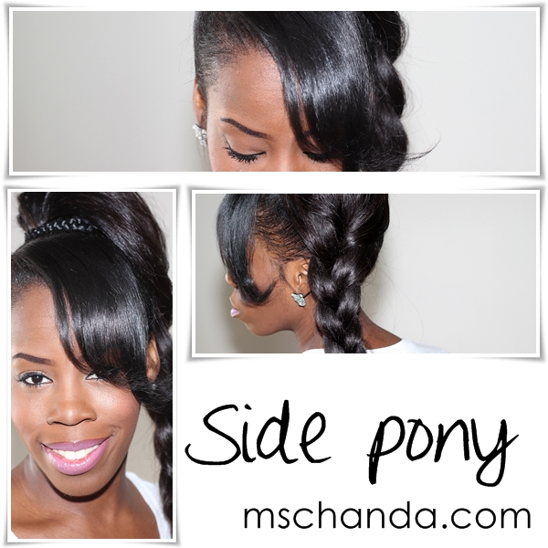 Homecoming Hair Side Pony Birth Of A Fashion Blogger