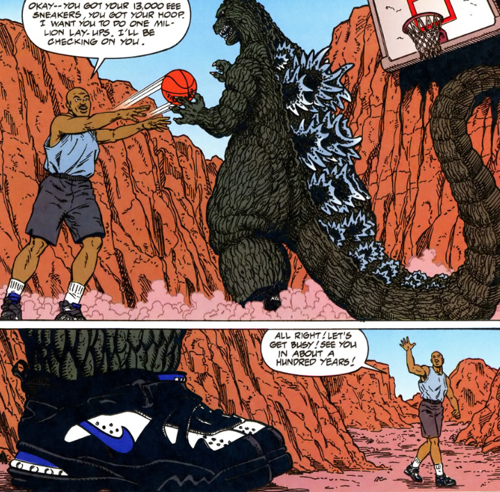 WRITTEN REVIEW: Godzilla Vs Barkley: What Size Sneaker Does the King of