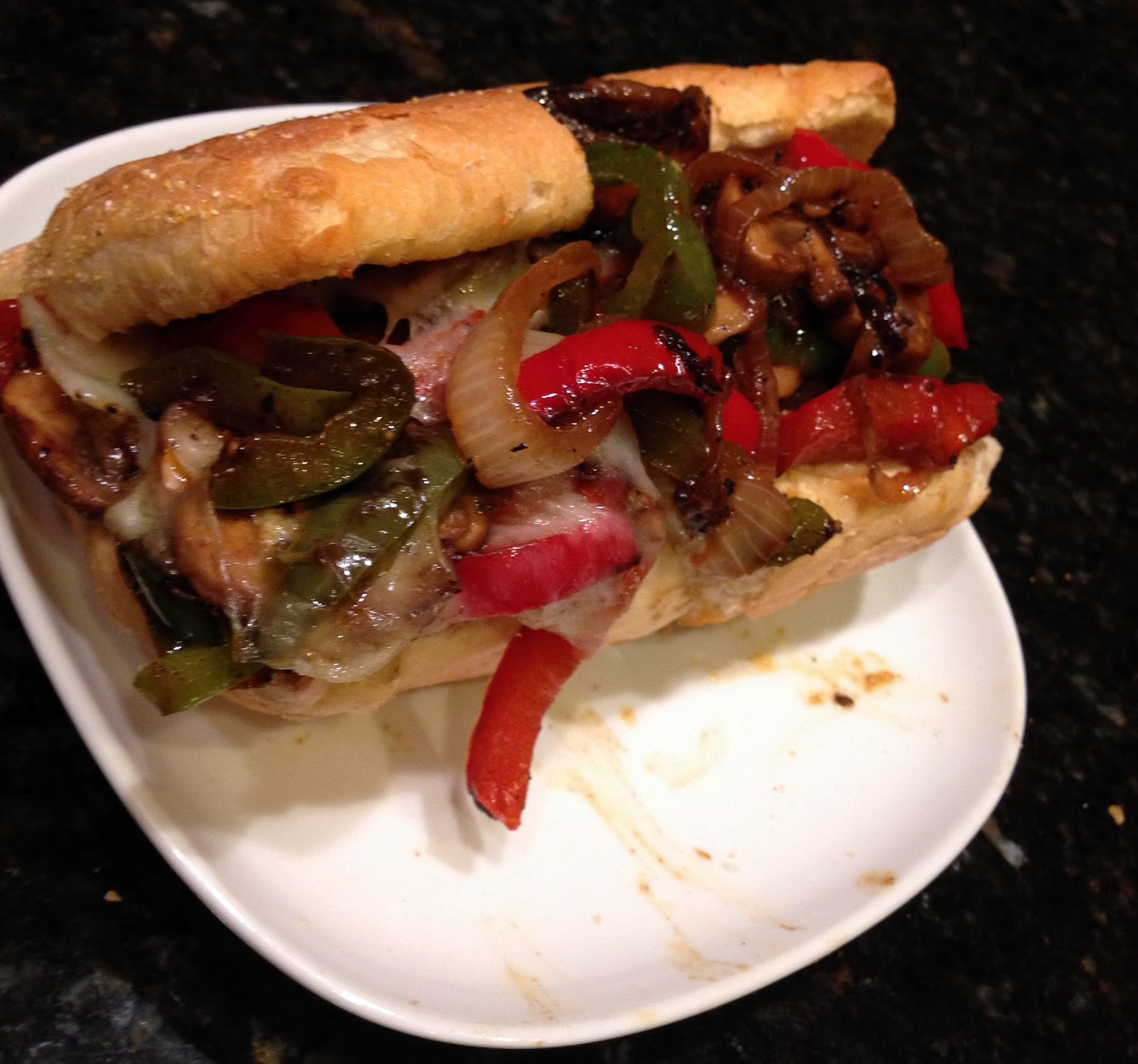 Party with Leah Grilled Chicken Cheesesteaks