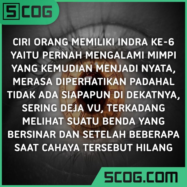 Beberapa Ciri Orang Yang Memiliki Indera Ke 6 5cog